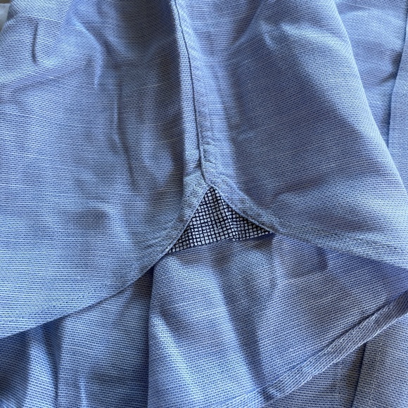 Ted Baker London Light Blue Short Sleeve Button Down Size 6 (XXL) - Picture 5 of 6